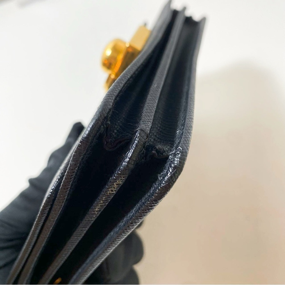 Prada Black Crossbody Bag with Gold Chain - Picture 9 of 13